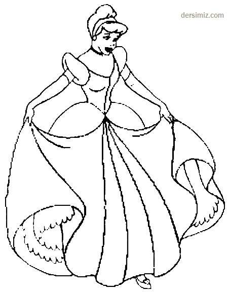 Cinderella boyama resmi