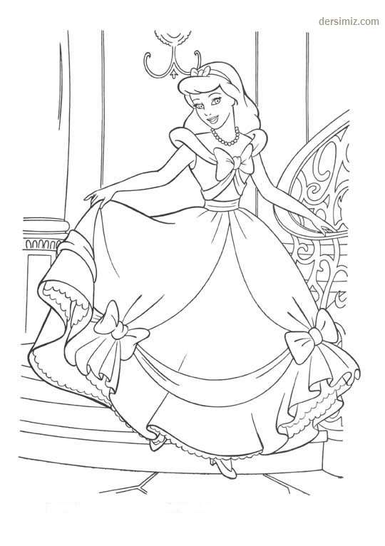 Cinderella boyama resmi