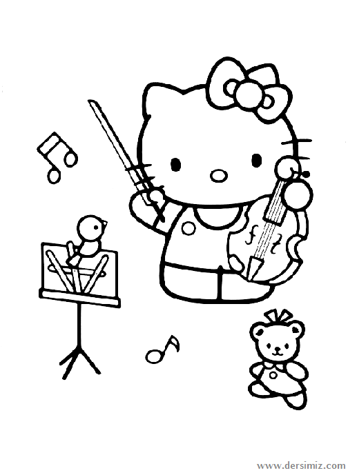 Hello Kitty boyama resmi