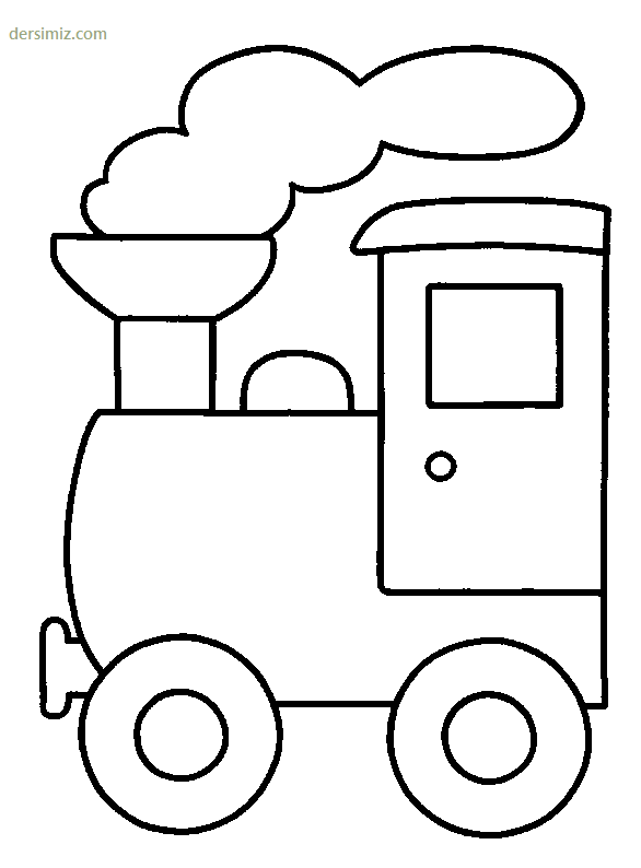 Ulaşım Araçları boyama resmi