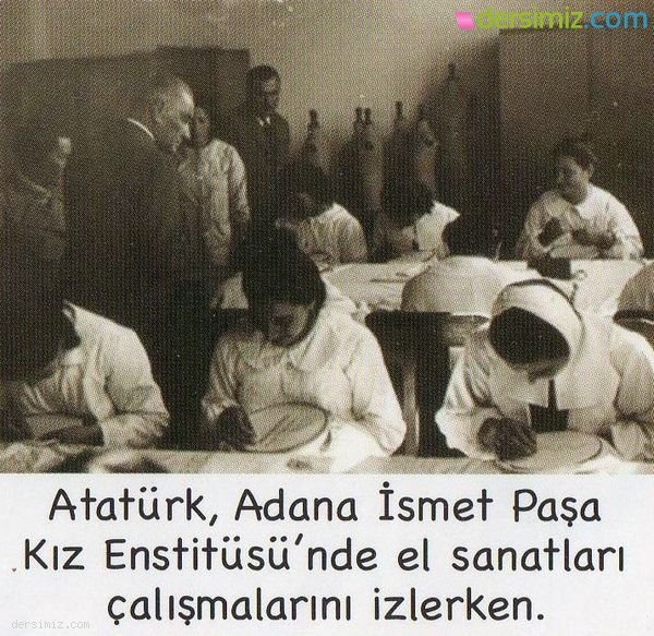 Atatürk Kız Enstitüsünde