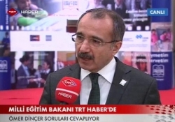 Bakan Dinçer TV programında soruları yanıtladı