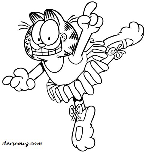 Garfield boyama resmi