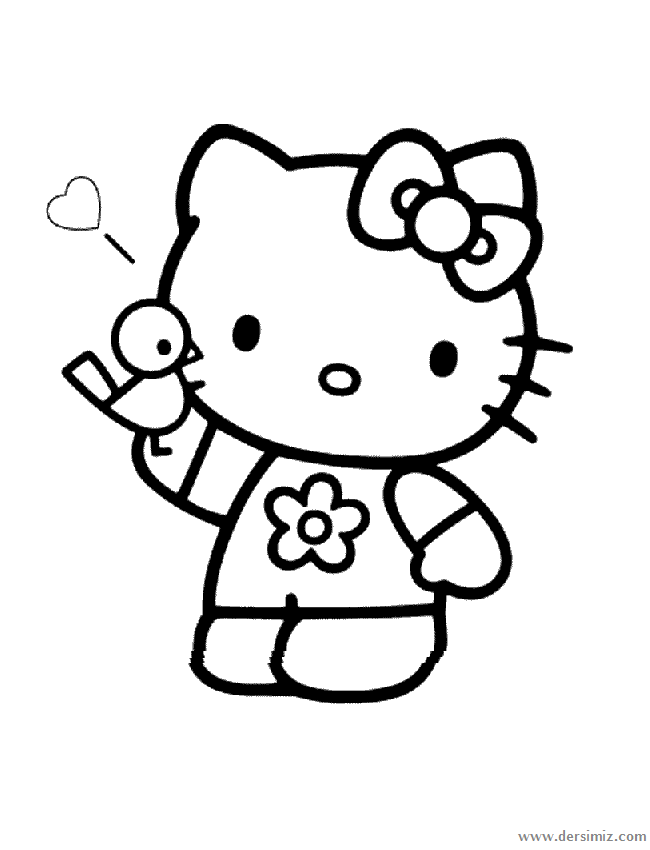 Hello Kitty Boyama Resimleri Boyama Kagitlari