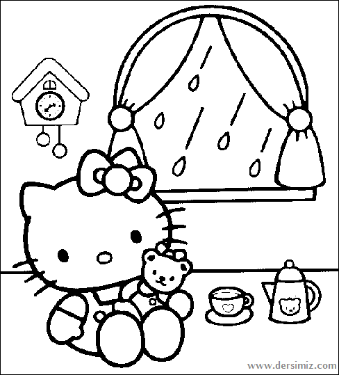 Hello Kitty boyama resmi