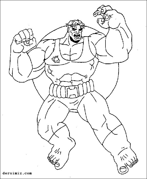 Hulk boyama resmi