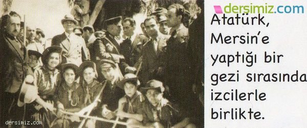 Atatürk İzcilerle