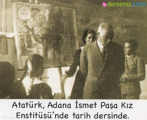 Atatürk Tarih Dersinde