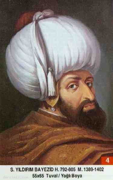 4- Sultan Yıldırım Bayezid Han