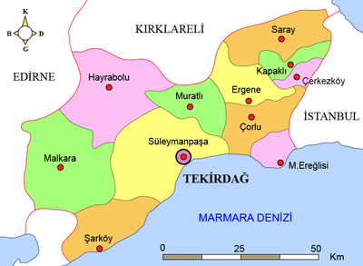 Çerkezköy İlçesi